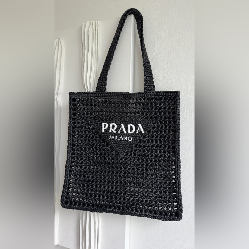 Chic Handmade Prada-Style Crochet Tote